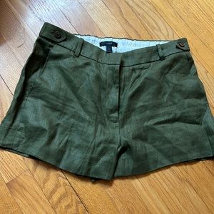 J crew linen shorts